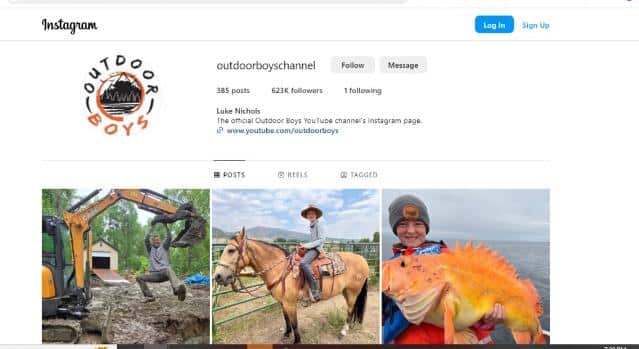 Outoor Boys insta