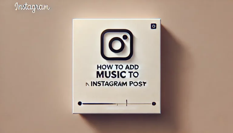 how to add music to Instagram post