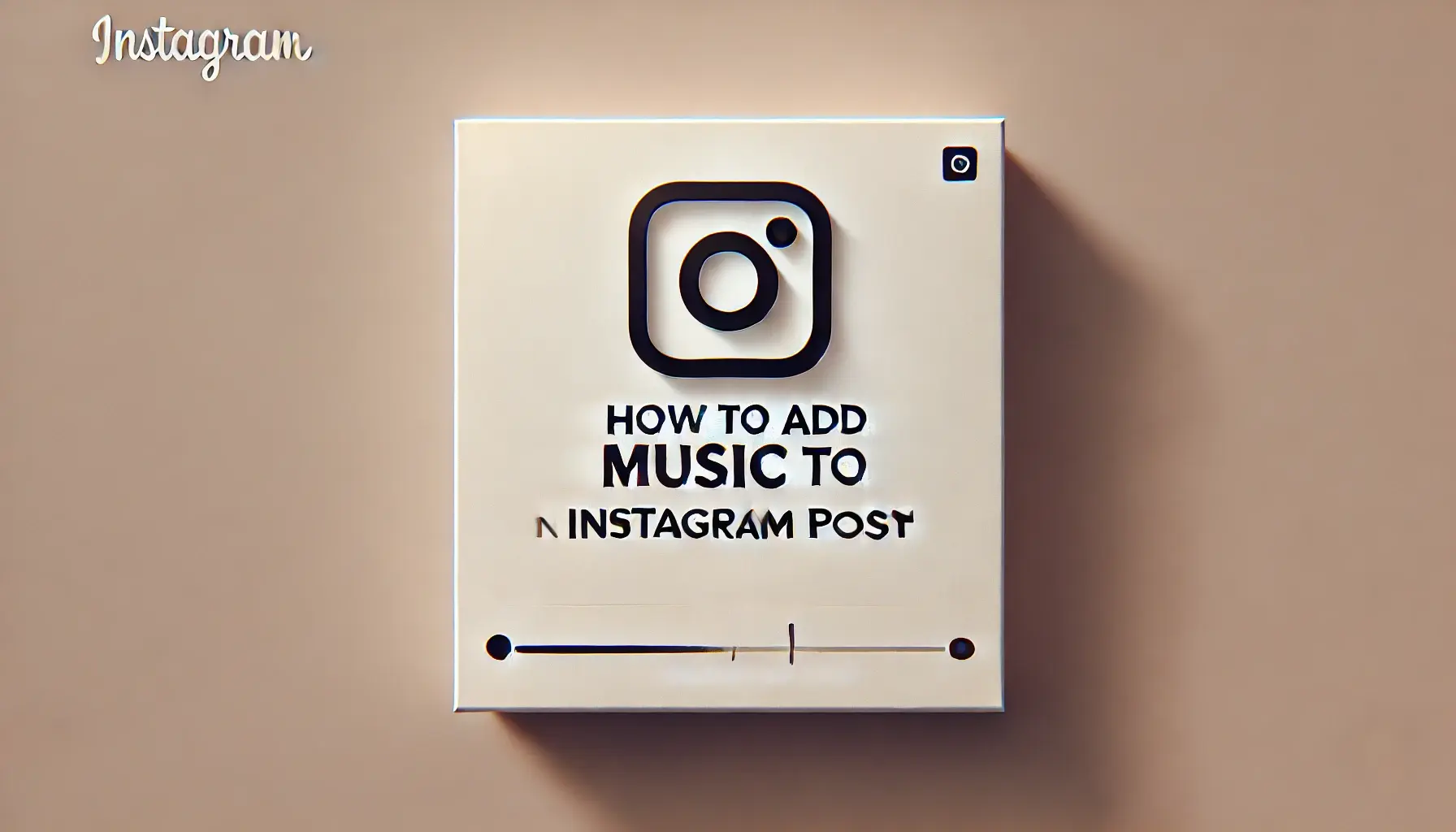 how to add music to Instagram post