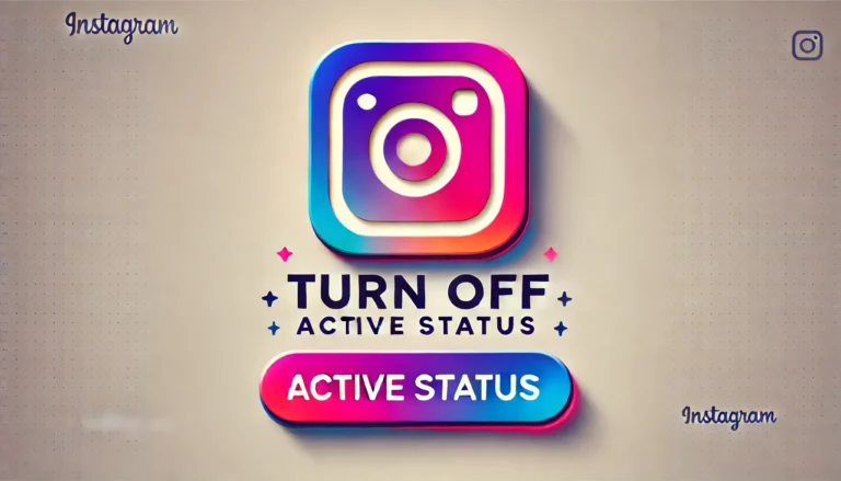how to turn off active status on Instagram