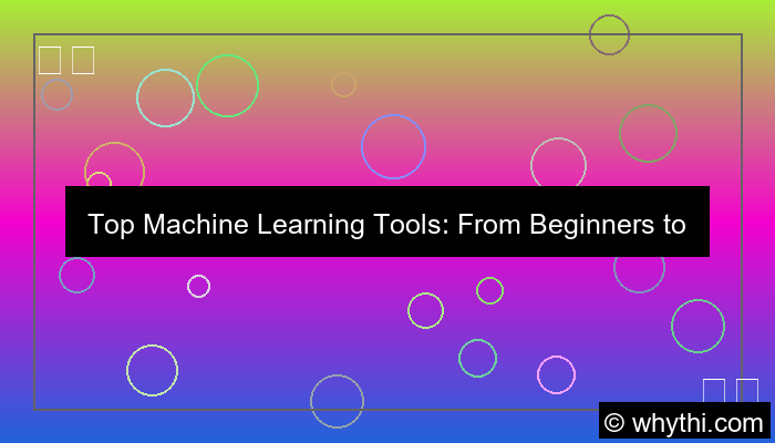 machine learning tools