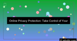 online privacy protection