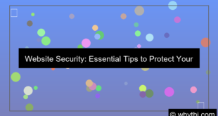 website security tips